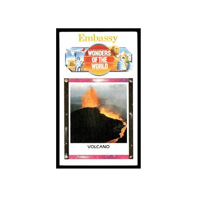 Volcano 1986 Embassy Wonders of the World Large  VG