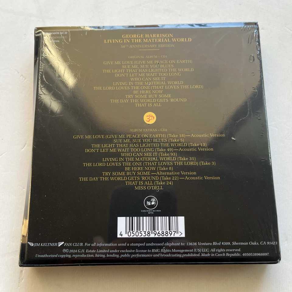 George Harrison – Living In The Material World EU 2CD Deluxe 50th Anniversary  - Image 2 of 2