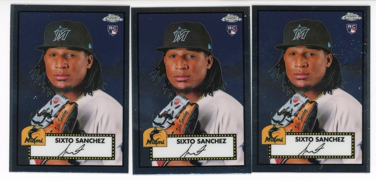 2021 Topps Chrome Platinum Anniversary SIXTO SANCHEZ RC MARLINS 3
