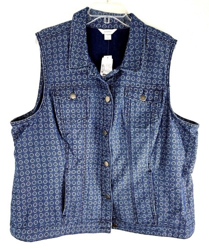 NWT CJ Banks Sz 2X (20/22W) Blue Denim 