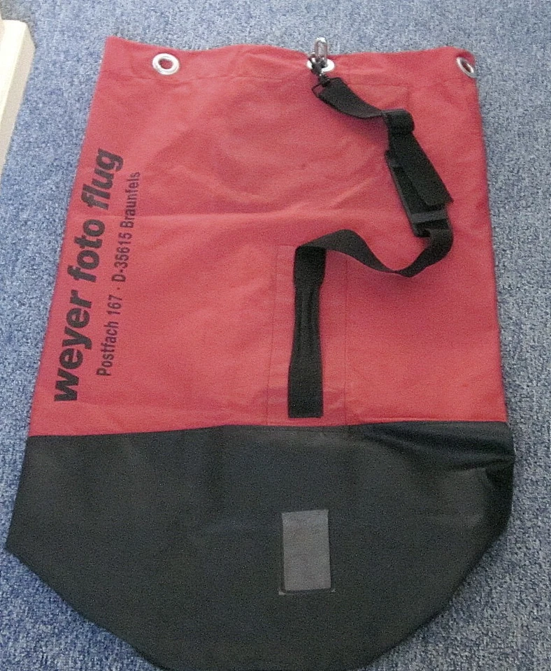 Seesack rot Bodenmaß ca. 35 X 35 cm