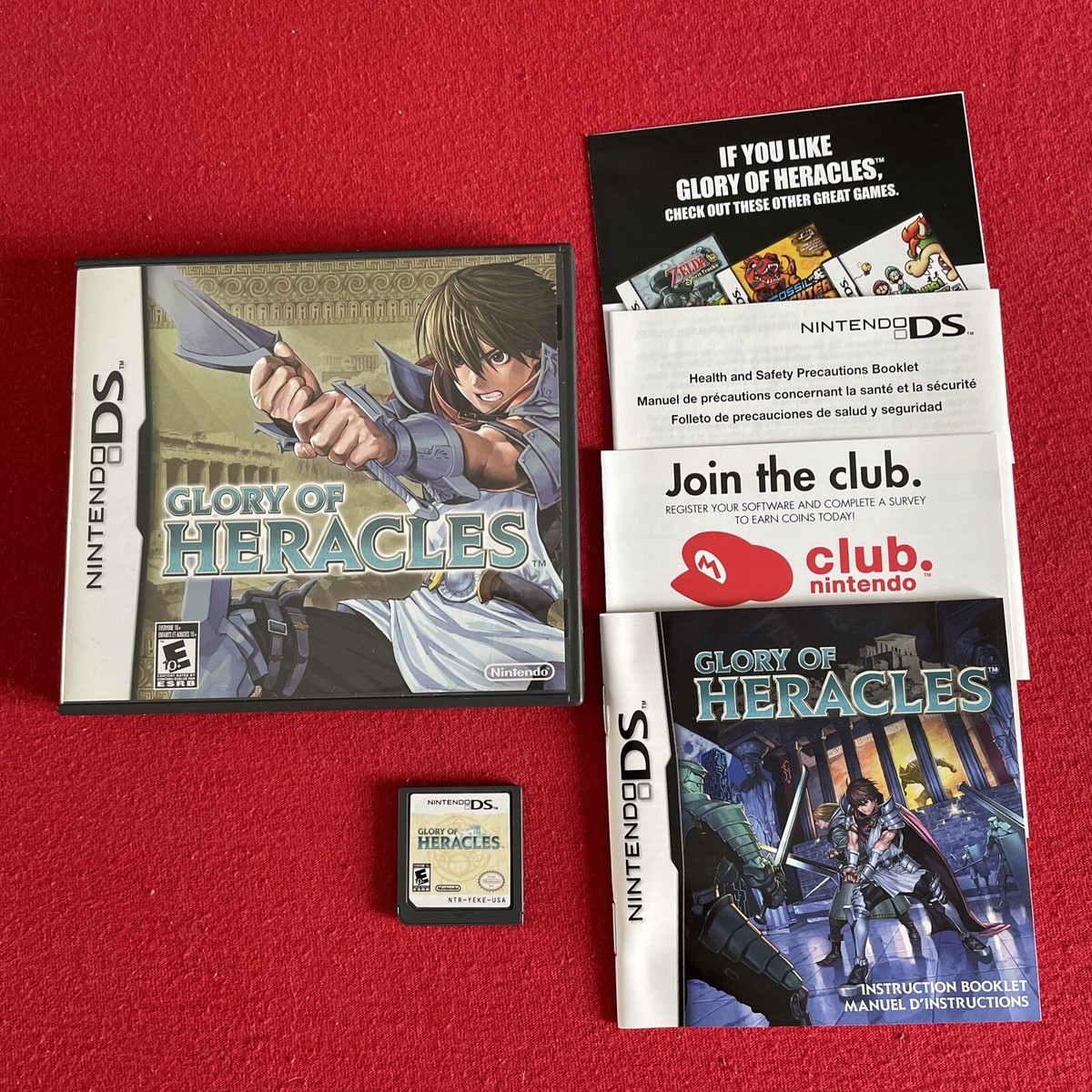 Glory of Heracles DS (Nintendo DS, 2010) complete