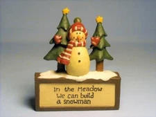 Blossom Bucket SUZI Skoglund - IN THE MEADOW WE CAN BUILD A SNOWMAN - Retired