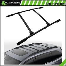Roof Rack Side Rails + Cross Bars Fits 18-24 Honda Odyssey Luggage Cargo Carrier