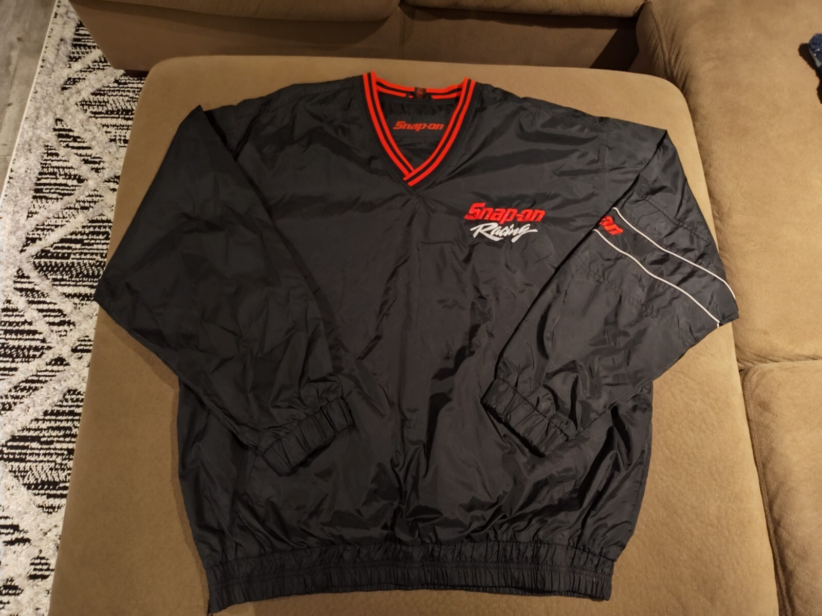 Snap-On Tools Windbreaker Pullover Jacket Men's S… - image 1