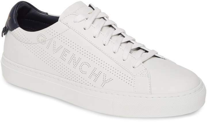 GIVENCHY URBAN STREET ICONIC WHITE PERFORATED LOGO SNEAKERS GIVENCHY URBAN STREET ICONIC WHITE PERFORATED LOGO SNEAKERS