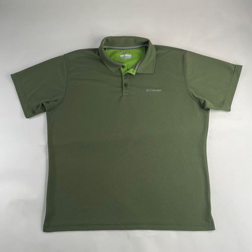 Columbia Sportswear Polo Shirt XL Green 