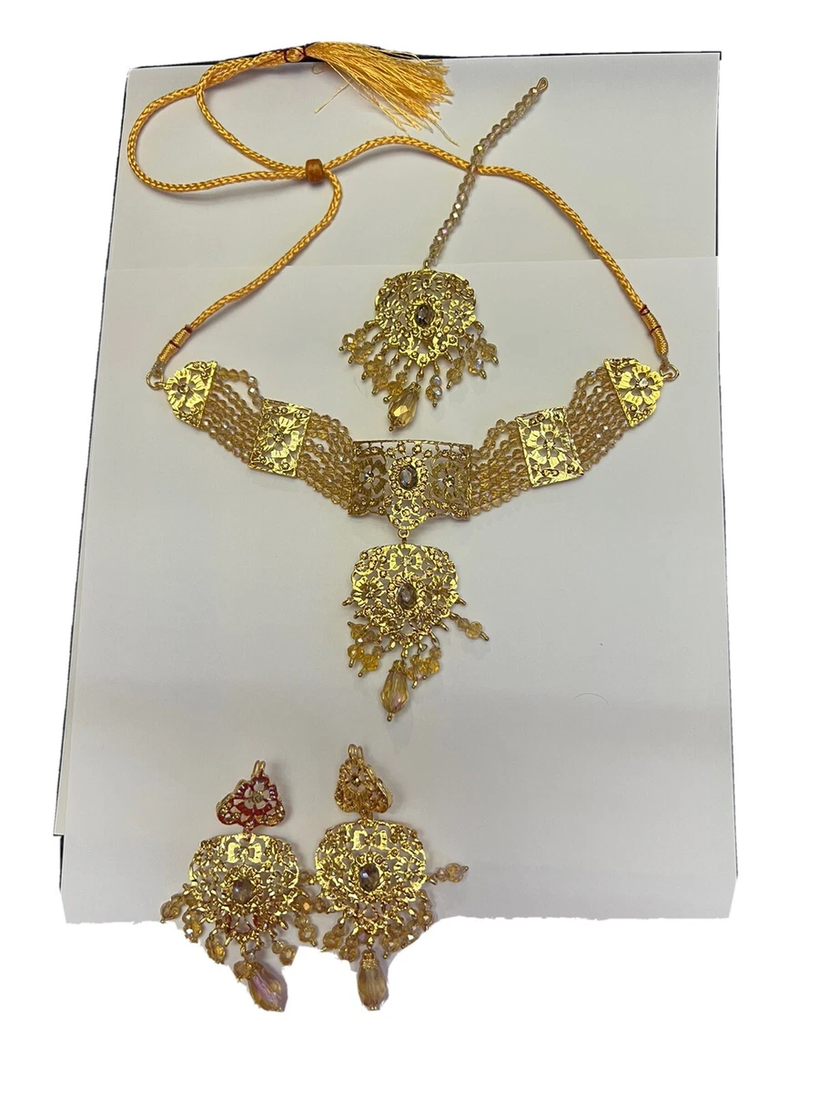 Bindi and earring set clearance