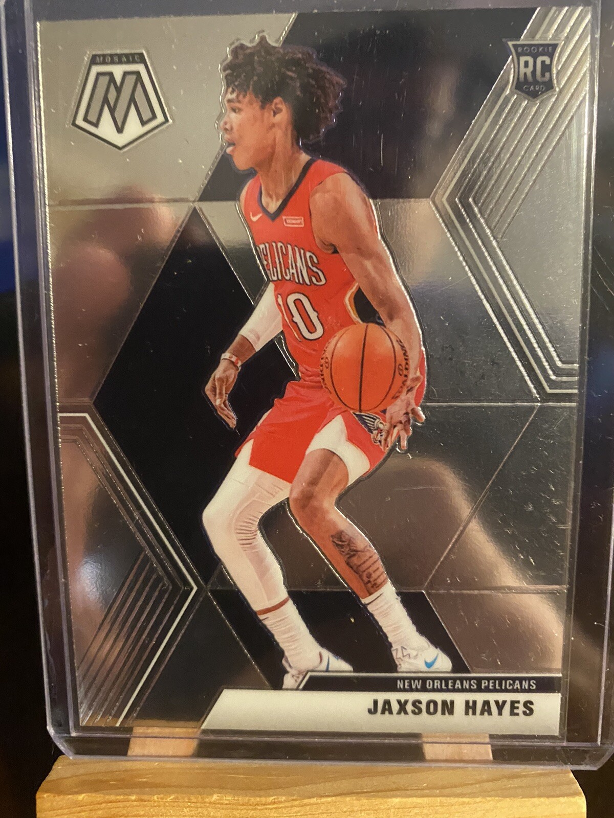 Jaxson Hayes 2019-20 Panini Mosaic Base Rookie Card RC #221 Pelicans NBA