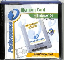 Nintendo 64 Performance Memory Card in Case