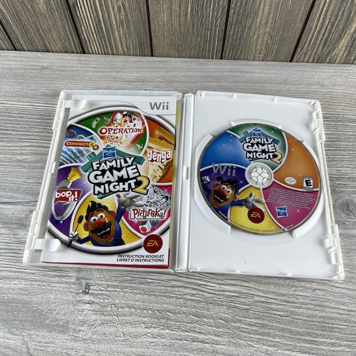 Hasbro Family Game Night 2 Nintendo Wii Complete In Box Tested Works - Picture 12 of 17