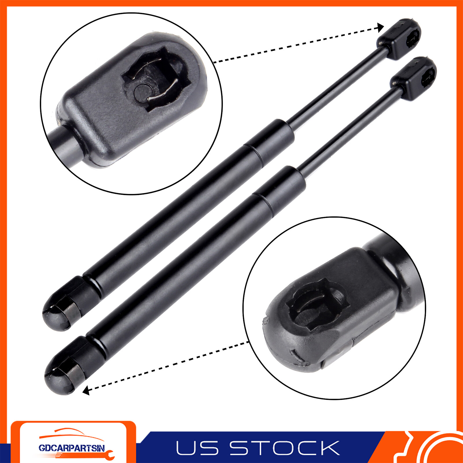 Rear Trunk Lift Supports Shocks Struts For Chrysler Sebring 2001-06 Convertible