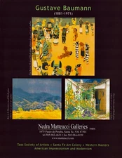 GUSTAVE BAUMANN Art Gallery Exhibit ~ VINTAGE PRINT AD ~ 2006