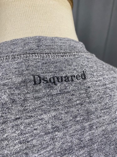 Dsquared2 Born to Ride Men's Gray Crewneck Sweatershit Sweater Size XL - Picture 9 of 13