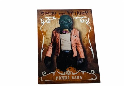Star Wars Trading Card Scum Villainy Masterwork Ponda Baba Walrus man walrusman