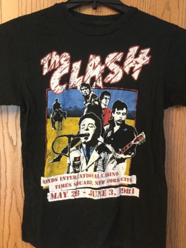 The Clash.  Black Shirt.