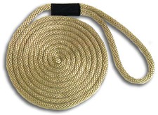 Beige Dock Lines 3/8" x 10' - Made in USA