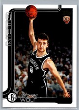 2025-26 Topps Basketball #227 Danny Wolf Rookie Golden Mirror Image Variation