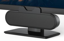 Inga Computer Speakers For Desktop Pc USB Monitor Speaker Bar With Clip On Wired
