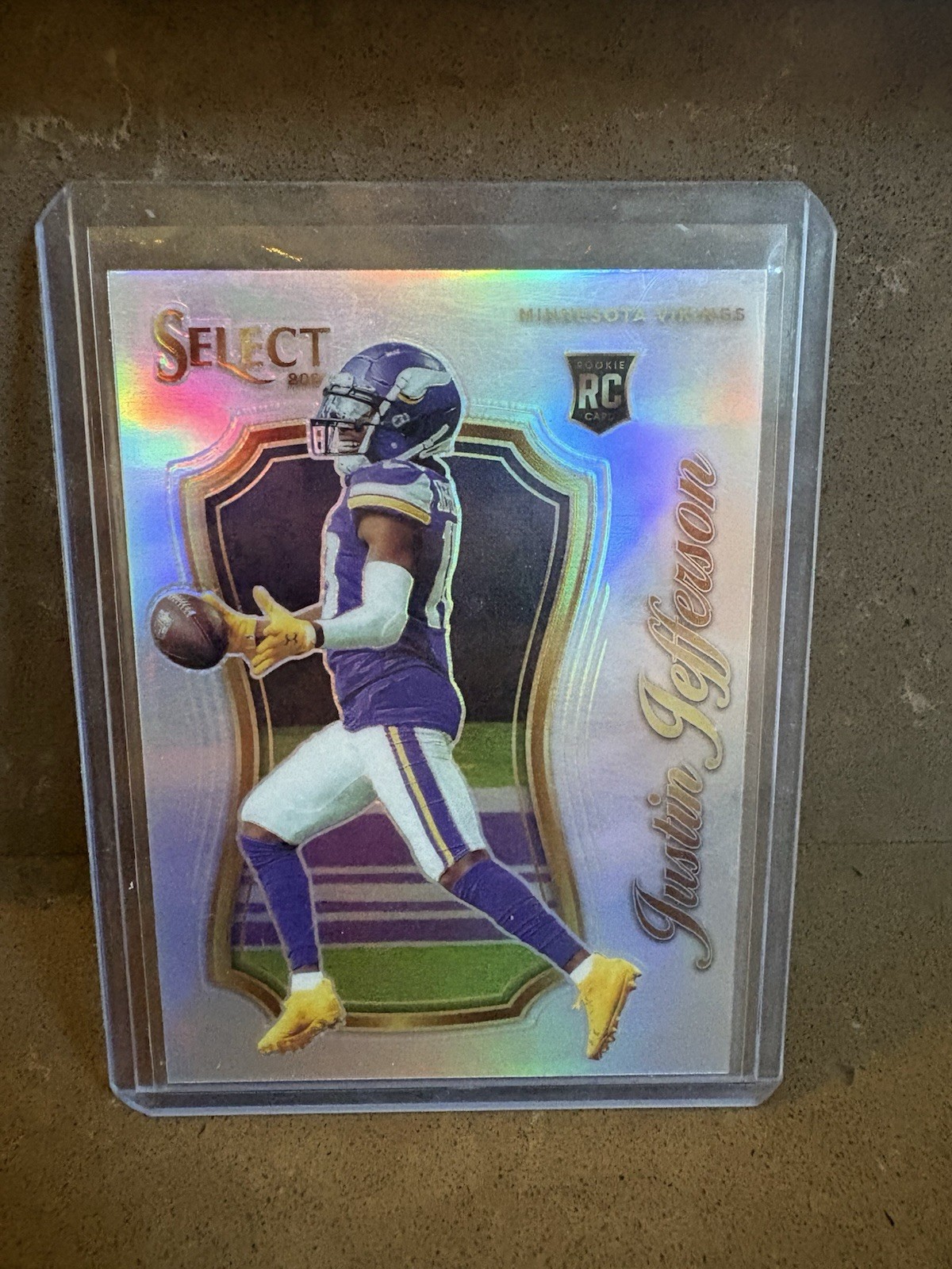 2020 Panini Select - Select Certified Rookies Justin Jefferson #SCR-9 (RC)