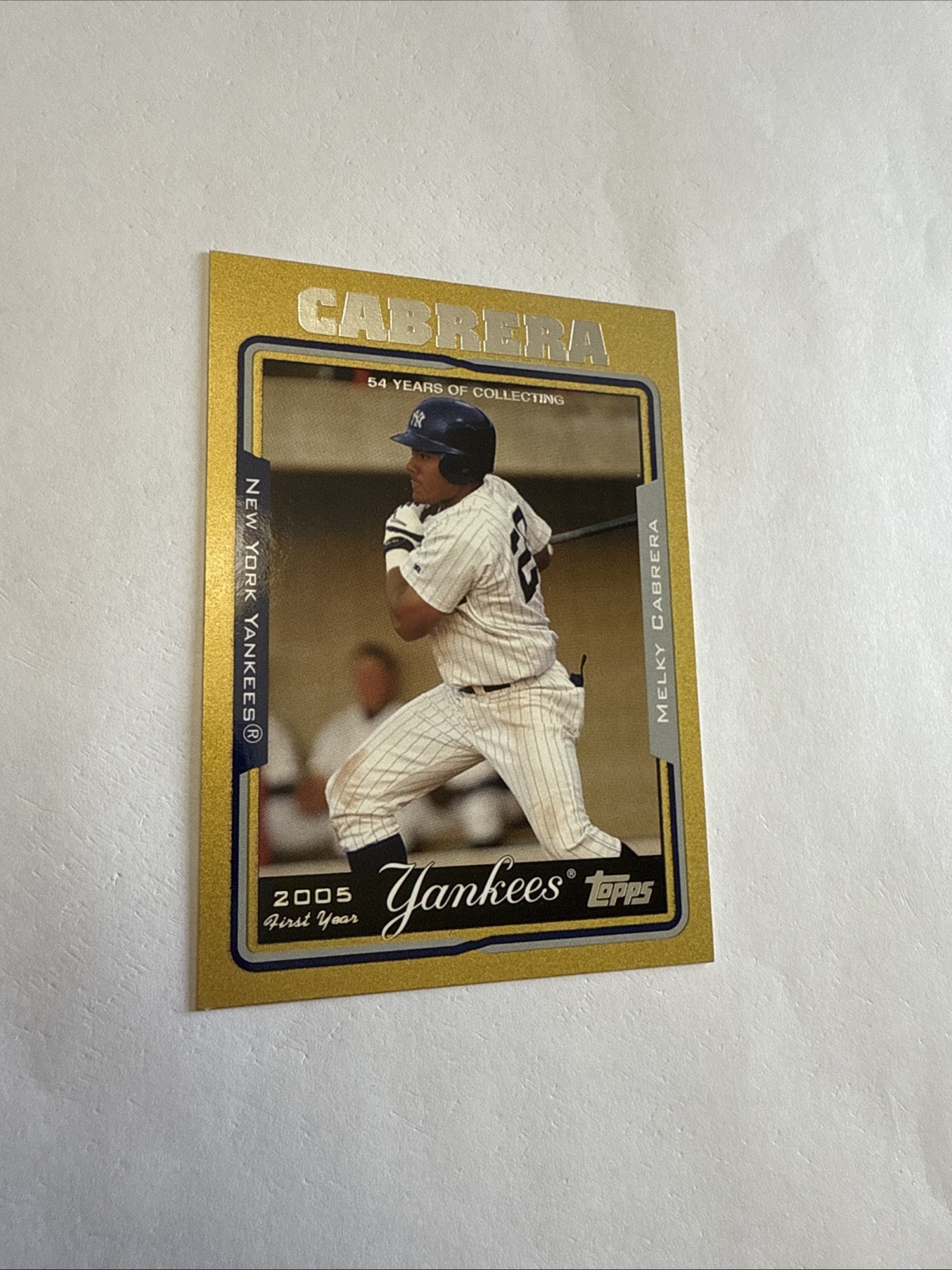 2005 Topps Gold #298 Melky Cabrera #’d/2005