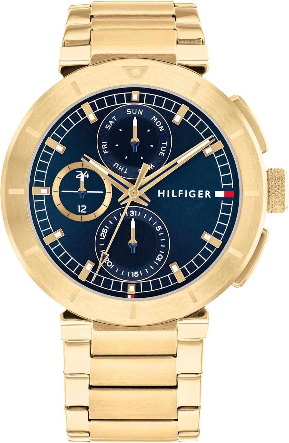 Tommy Hilfiger LORENZO Watch,Navy Dial,Stainless Steel, Quartz Movement,1792118 