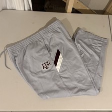 Texas A&amp;M Aggies Sweatpants Men's 3xL Adidas Gray Athletic Jogger V-9