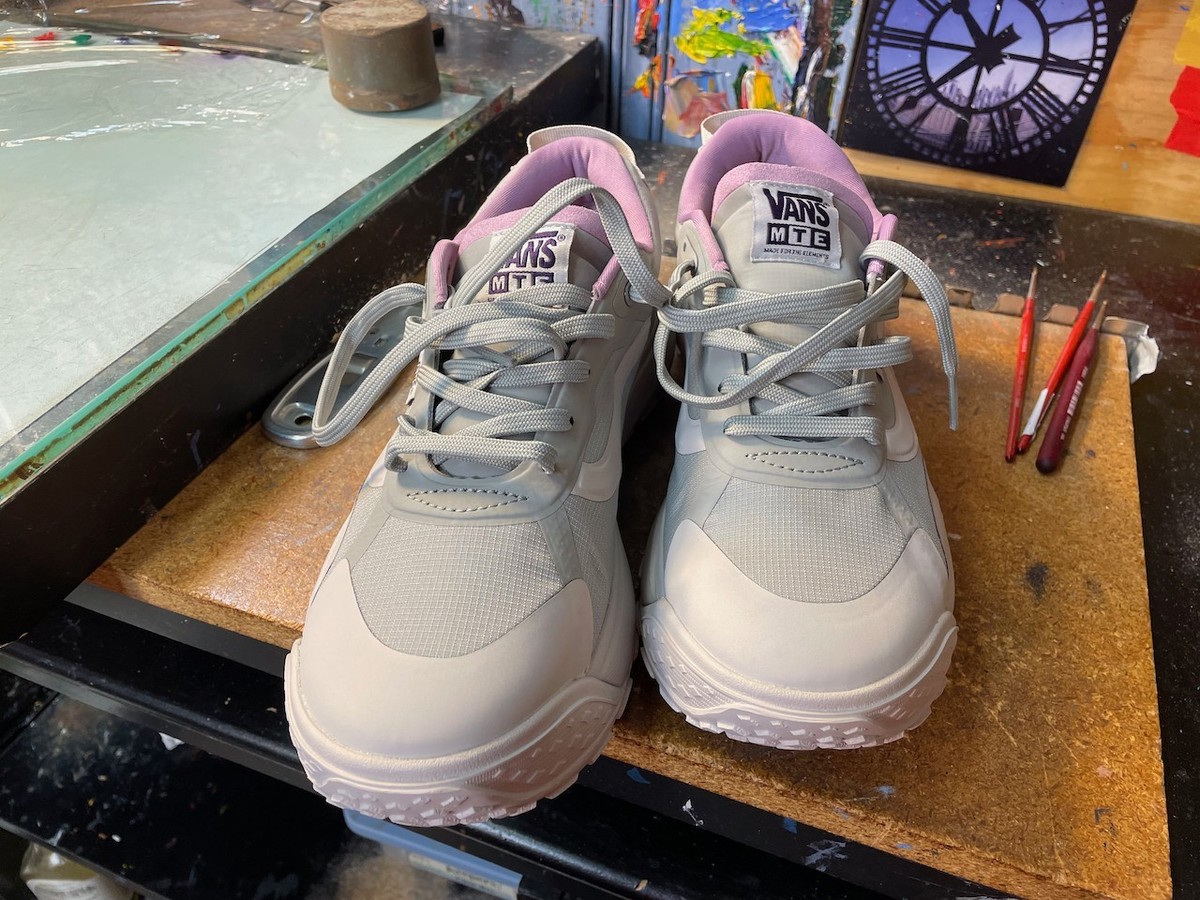 NWOB VANS MTE Crosspath Sneakers Low Cut Gray Purple Men’s Size 9.5 Vans Crosspath MTE Brown Black Purple for sale | eBay main image 2