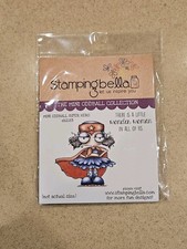 RARE STAMPING BELLA THERE IS A LITTLE WONDER WOMAN IN ALL OF US CRAFT STAMP