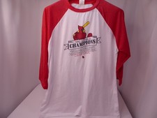 Vintage St. Louis Cardinals XLarge 1982 World Champions Quarter Sleeved T Shirt
