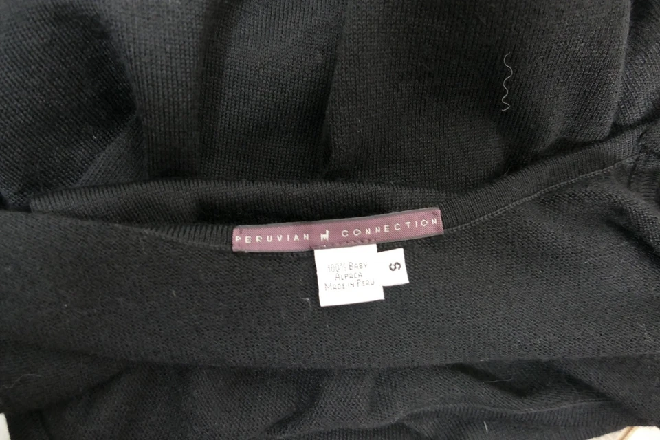 Peruvian Connection Damen Kleid Gr S Schwarz ( S 8870 ) - Bild 4 von 4