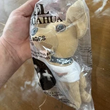 Taco Bell Talking Chihuahua Plush Dog Toy “How Cool is This” Works 1990s Tshirt