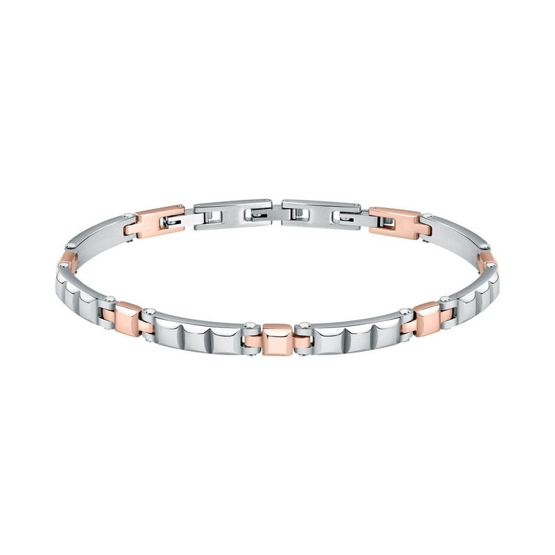 Pulsera Hombre Morellato Acero Plata Rosa-Oro (SALS79)