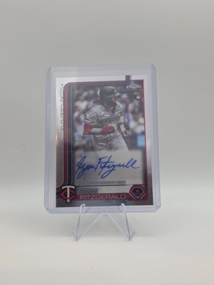 2025 Topps Chrome Update Ryan Fitzgerald RC AUTO #AC-RF Rookie Twins