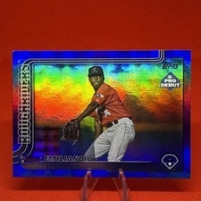 2025 Topps Pro Debut EMILIANO TEODO #PDC-95 Purple Foil /299 Roughriders