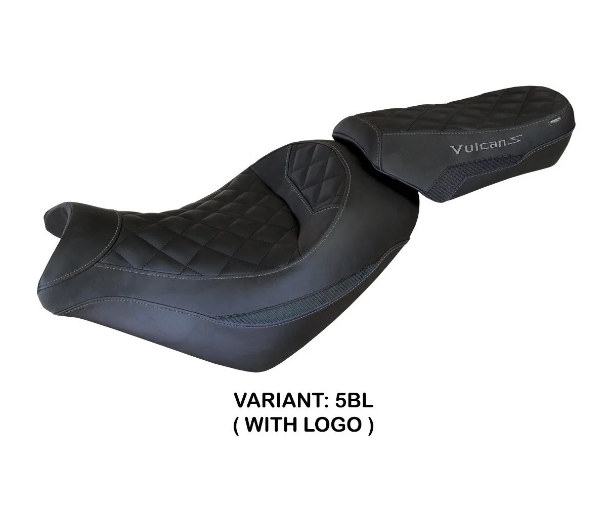 Seat saddle cover Taipei Black (BL) TPZ for KAWASAKI VULCAN 2014 > 2022 cS