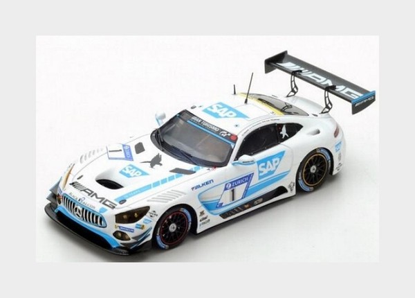 1:43 Spark Mercedes Gt3 Black Falcon Nurburgring 2017 Engel Christodoulou SG314-image