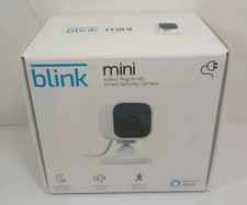 Blink Mini Indoor Plug-In Live HD Smart Security Camera New in Box