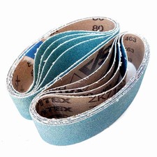 10x VSM Gewebe Schleifband Schleifb&auml;nder Bosch PVS / GVS Varioschleifer K&ouml;rnung