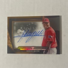 2024 Topps Five Star Pentamerous Penmanship Adrian Beltre Gold 4/5 Auto Rangers 