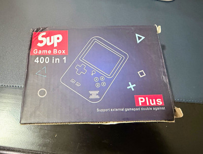 SUP Game Box 400 in 1 Plus Handheld Console Blue USB, External Gamepad