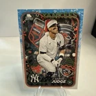 Aaron Judge SANTA HAT HOLIDAY PARALLEL CARD SP TOPPS YANKEES MINT MVP