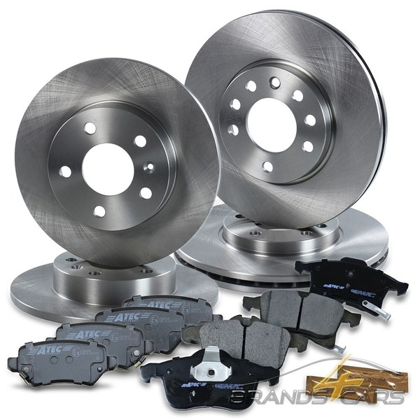 Atec Bremsscheiben+BremsbelÄGe BremsklÖTze Vorne+Hinten FÜR Opel Astra H Combo-image
