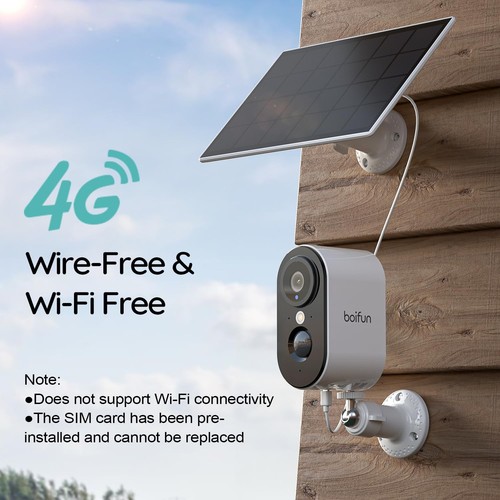 Portable 3G/4G LTE Cellular Solar Security Cameras Wireless Outdoor, 2K No Wi... - Picture 2 of 8