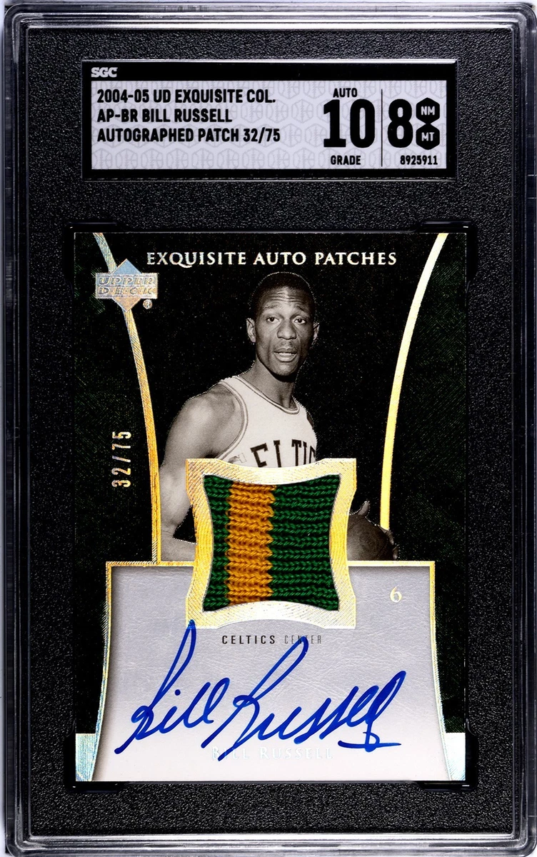 Bill Russell Basketball Serial Numbered Sports Trading Cards