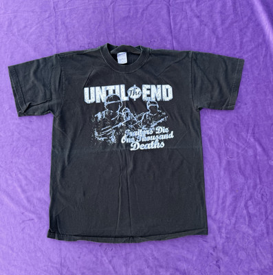 Vtg Until The End Traitors Die One Thousand Deaths Hardcore Band T Shirt Size M