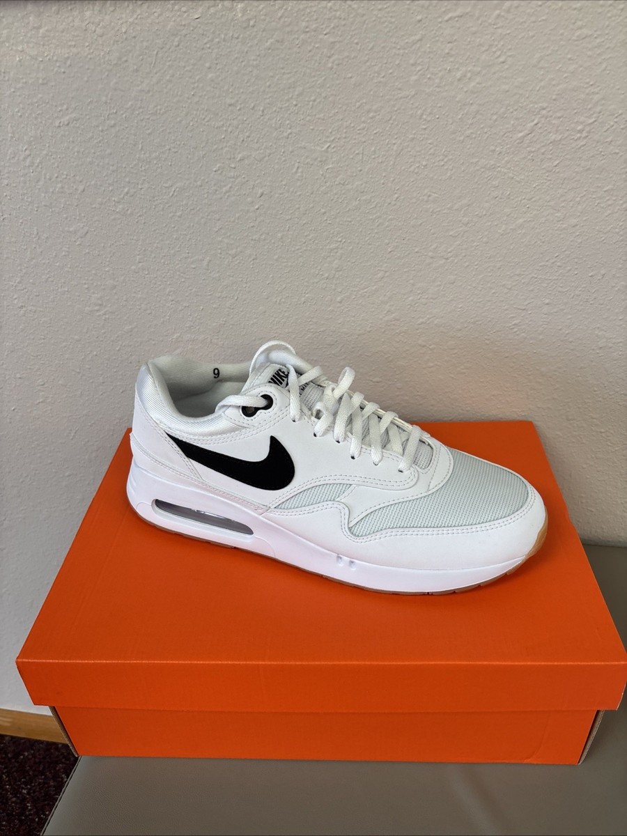 Nike Air Max 1 '86 OG G Golf Shoes Size 9 White/Black-Gum Med