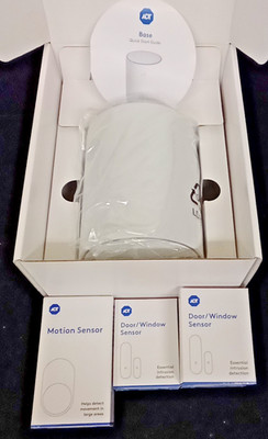 ADT Home Security Kit Sealed in Packaging W/ Base, MOTION, 3 DOOR/WINDOW SNSORS