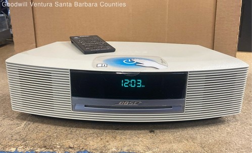 Bose Wave Music System III CD Player Clock Radio w/ Remote - Tested and Working