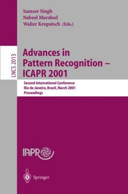 Advances in Pattern Recognition - ICAPR 2001 Sameer Singh